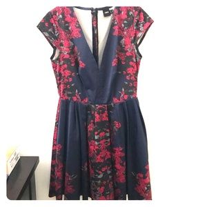 ASOS Medium Navy Cocktail Dress